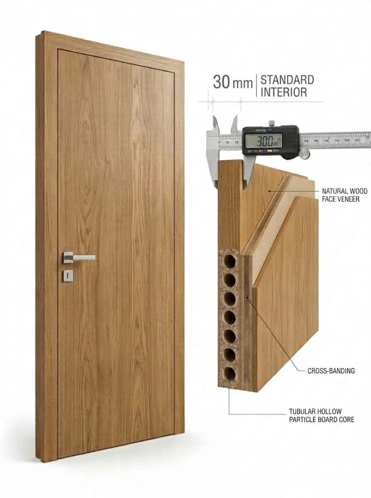 30mm Door Thickness Caliper Measurement